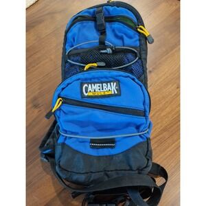 CamelBak MULE Hydration Pack Blue Black Hiking Biking Backpack No Bladder